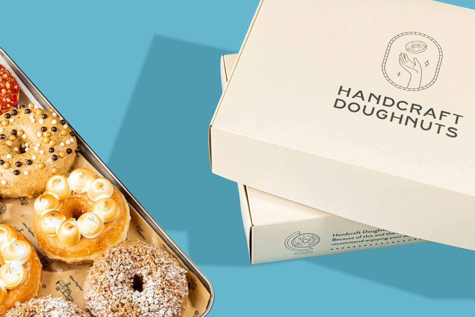 Handcraft Doughnuts Packaging Design featured image