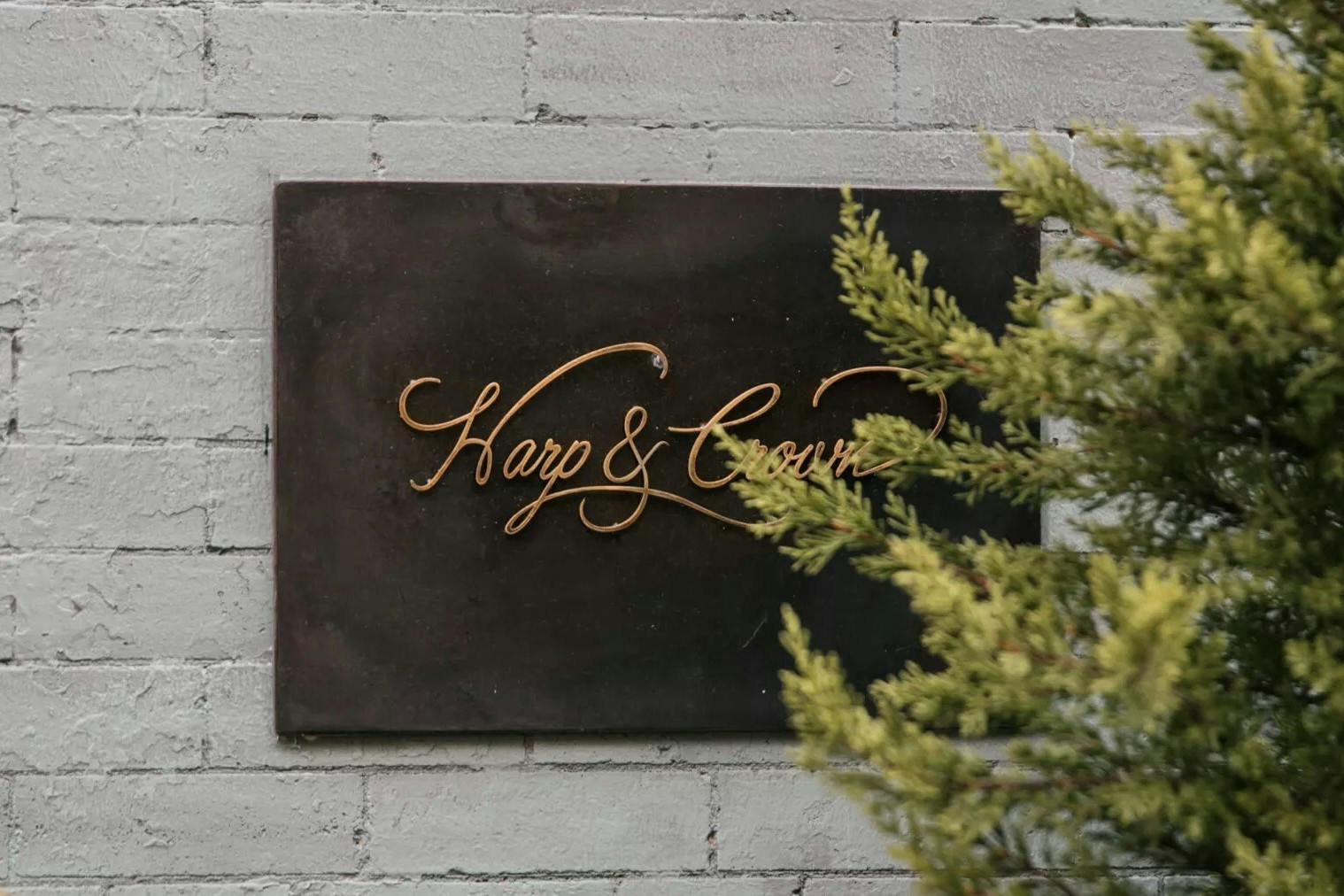 Harp & Crown Restaurant Branding featured image